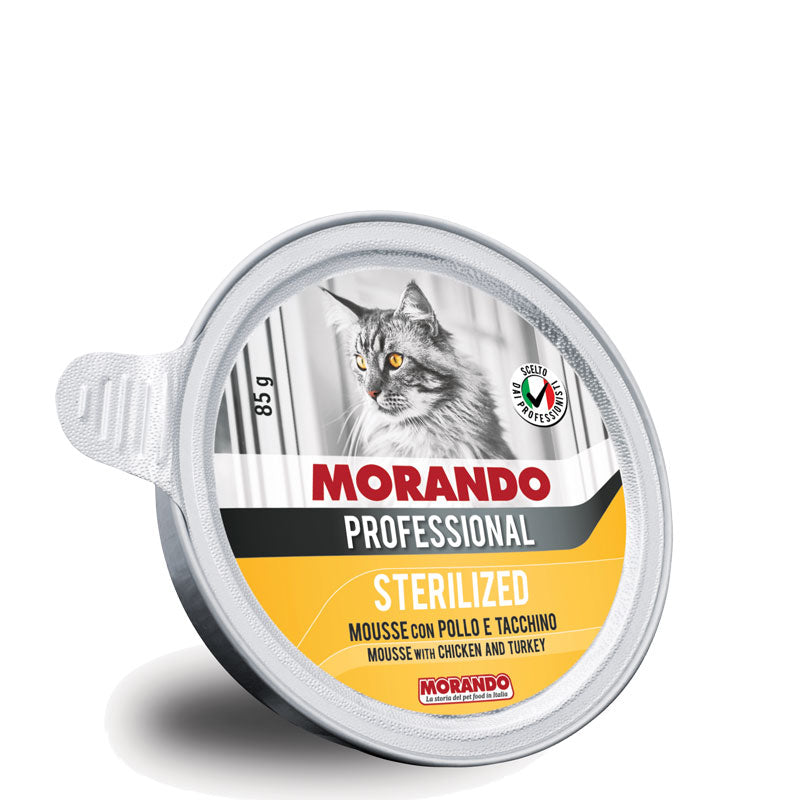 Morando - Cat Professional Sterilized Pollo e Tacchino gr.85