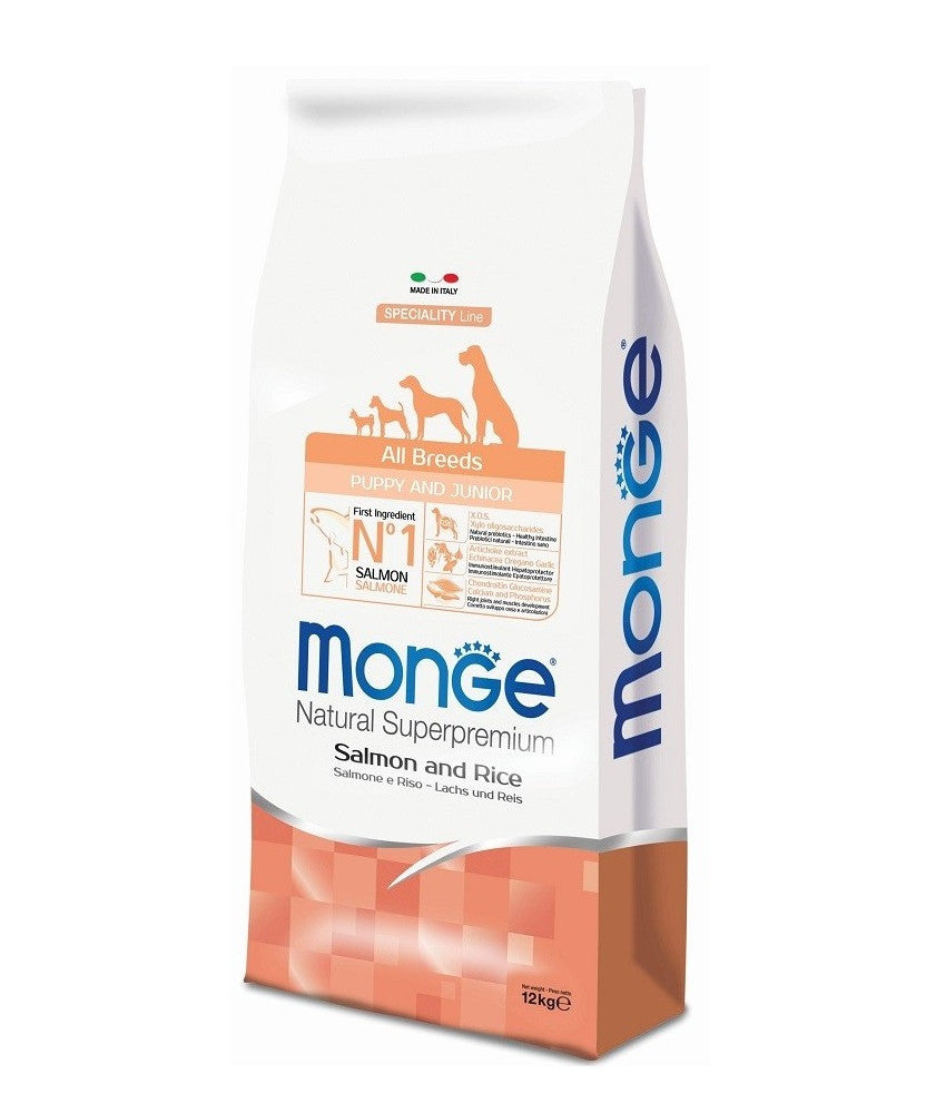 Monge - All Breeds Puppy Salmone / Riso kg.12