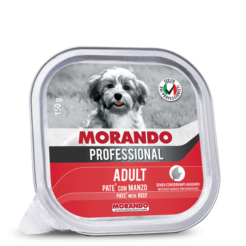 Morando - Miglior Cane Adult Patè con Manzo gr.150 x 22p.