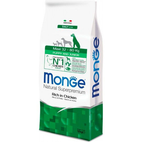 Monge - Maxi Puppy &amp; Junior / Pollo kg.12