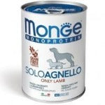 Monge - Patè Dog Monoproteico Solo Agnello Pate gr.400 x 24p.